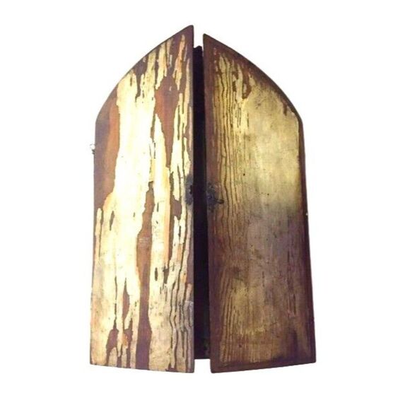 Antique Russian Christian Orthodox Triptych Icon Mother Virgin Madonna Jesus - Picture 13 of 13